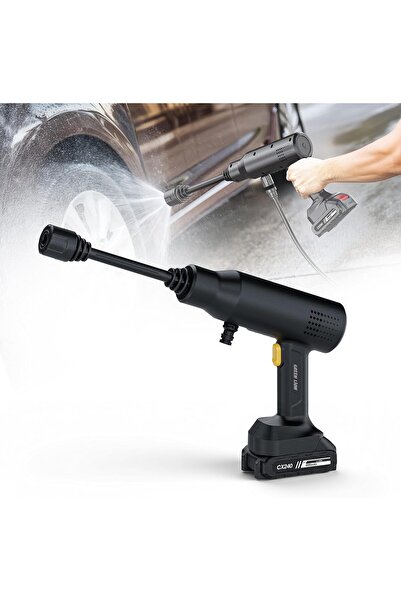 Green Lion مسدس غسيل عالي الضغط لاسلكي بقوة 240 واط مع بطارية قابلة للفصل، مد...