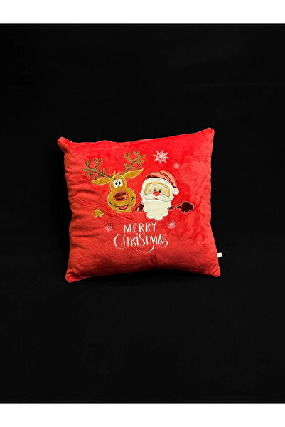 naniland.ro Pernă pătrată Moș Crăciun și ren