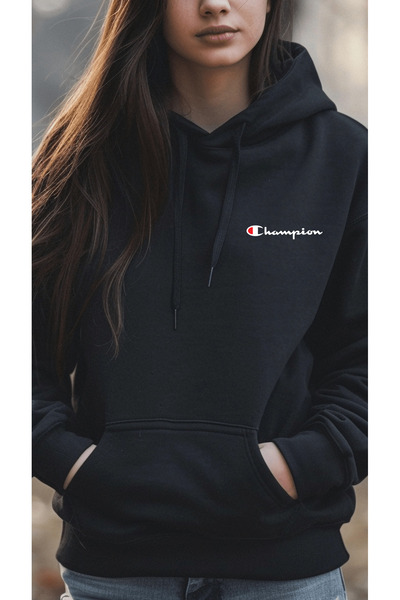 Free Tarz Φούτερ με κουκούλα Champion oversized