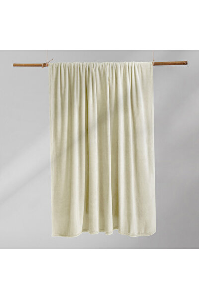 Deco King Classic pattern microfiber blanket, Small, 240 g/m2, 160x210 cm, cream