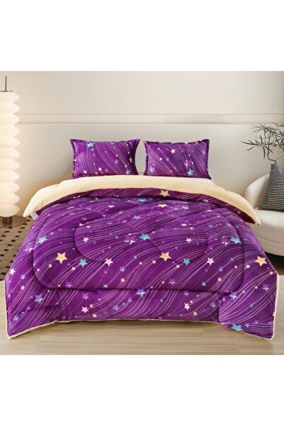 CumparaMisim Cocolino quilt with fur 200x230cm and 2 pillowcases 50x70cm