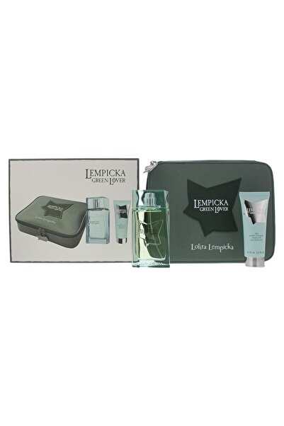 Lolita Lempicka Set Lolita Lempicka: Green Lover, Eau De Toilette, For Men, 100 ml + Green Lover, Moisturizing ...