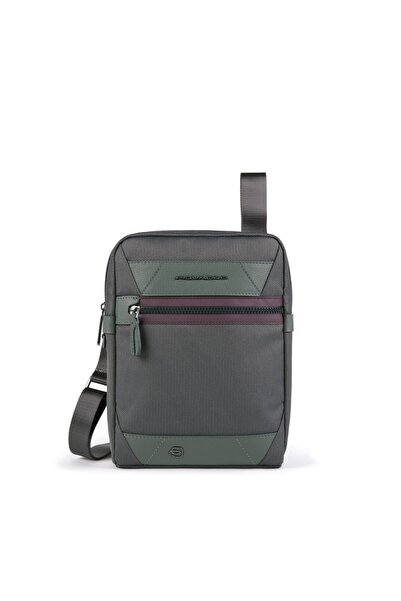 PIQUADRO Trakai, Materiale reciclate, Mică, Geantă crossbody din material tex...