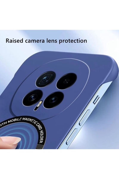 Generic Magnetic Case for Honor Magic 8 Pro 5G，without Edges，Ultra Slim，Solid Color Premium Shockproof Cover