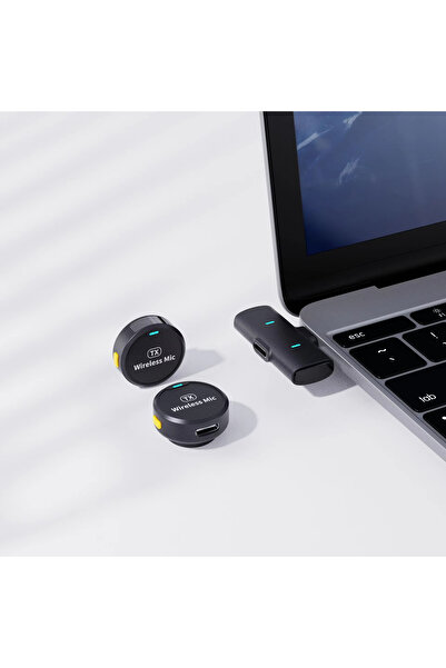 Generic Wireless Microphone Strong Magnetic & Clip– Professional Long-Life Lavalier Mic