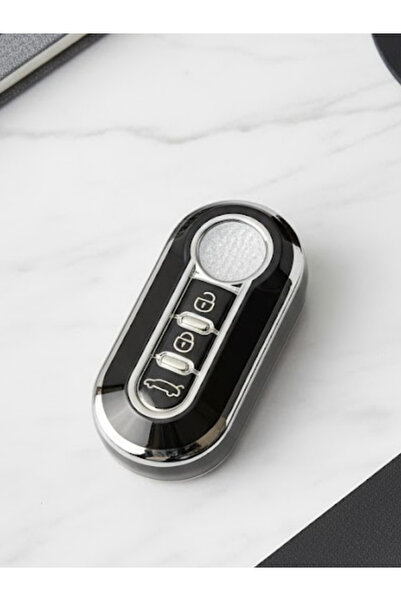 Lanitra غطاء مفتاح نانو بثلاثة أزرار متوافق مع فيات فيورينو دوبلو 500 دوكاتو ...