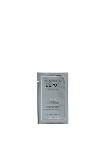 DEPOT 800 Skin Specifics No. 801, Activated Charcoal, Detoxifying Cleansing Gel, For Face, 10 ml