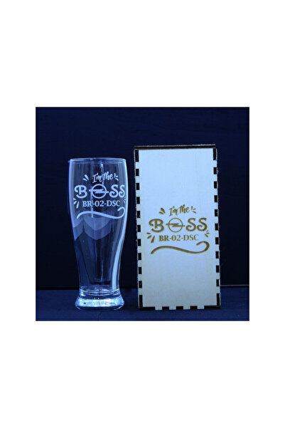 MaliShop Beer glass, personalized, personalized box