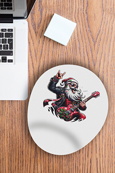 Ormira Konsept سجادة ماوس سانتا كلوز مع الجيتار مطبوع