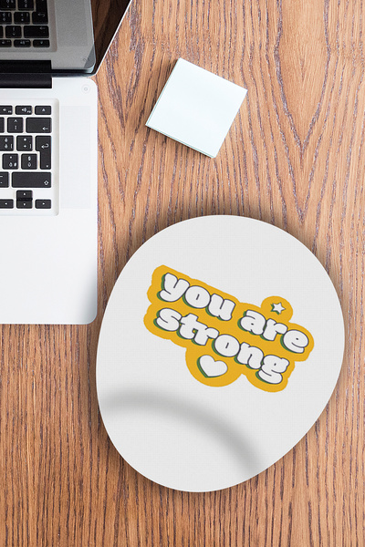 Ormira Konsept لوحة ماوس أنت قوي مطبوع