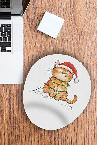 Ormira Konsept لوحة ماوس على شكل قطة مع قبعة مطبوع