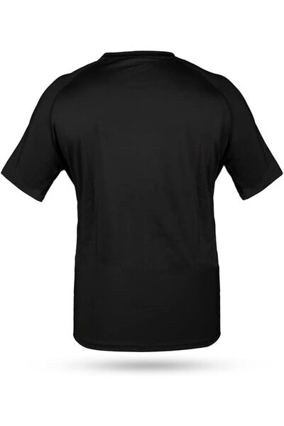 Apex Men’s L Cotton Polyester Stretch Dryfit Gym T-Shirt, 60% Cotton, Moisture Wicking
