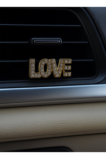 Çiçek Antalya Stone Air Conditioner Grill and Torpedo Ornament Love Stone Gold Princess Gold Color