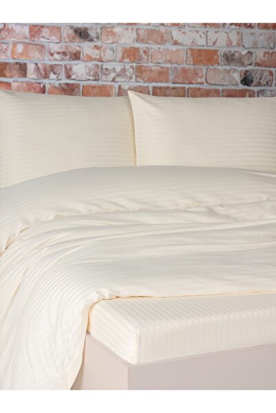 Madamca Roxana Bedding Set Cream 100% Cotton Double Bed Linen Set