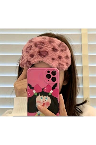 SS HOME CONCEPT غطاء عين للنوم من القطيفة، غطاء عين وردي من القطيفة للنوم وال...