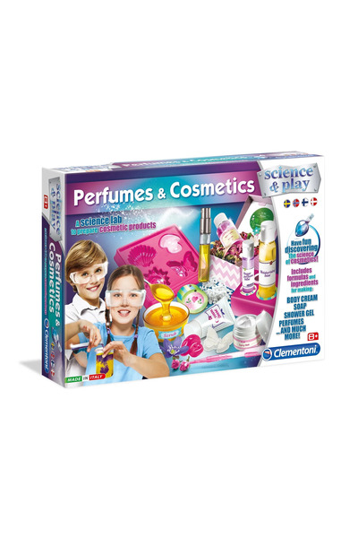 CLEMENTONI Science and play, Perfume and cosmetics laboratory, For girls, 8+ years