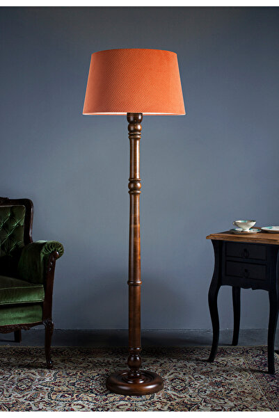 Ağaç Ustası Torinio Torna Bacak Lambader Abajur Avize Aydınlatma Ahşap Ceviz ...