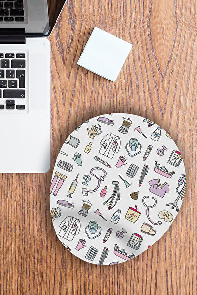 Ormira Konsept Printed Mouse Pad with Healthcare Worker Theme