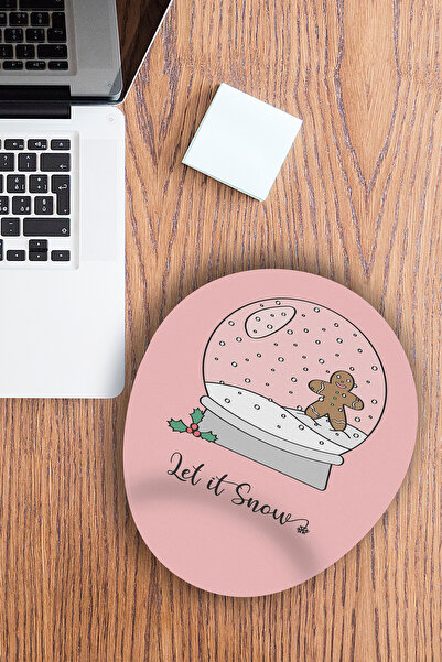 Ormira Konsept لوحة ماوس لعيد الميلاد مطبوع من Let It Snow