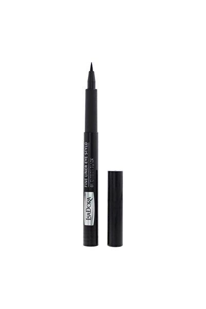 Isadora IsaDora, Fine Liner, Retractable, Gel Pencil Eyeliner, 01, Carbon Black, 1.1 ml