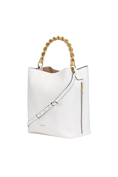 Guess , Guess, Textile Bag, Ivory, HWAIDML2301, For Women