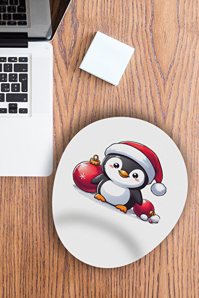 Ormira Konsept لوحة ماوس البطريق مطبوع مع قبعة