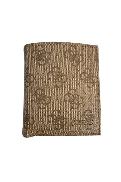 Guess , Vezzola, Textile Wallet, Small Billfold, SMVEZZPOL22, Brown, For Men