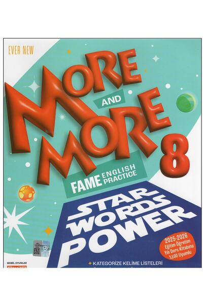 Kurmay Yayınevi KURMAY 8 MORE MORE STAR WORDS POWER