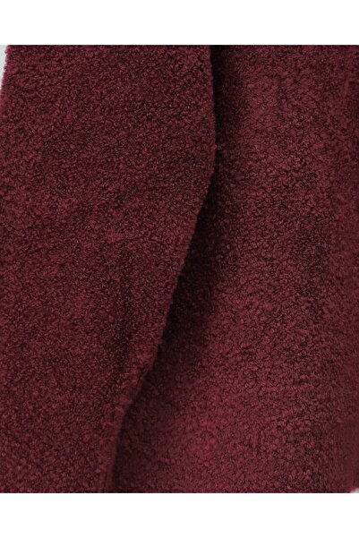 Modamorfo Buttoned Casual Knit Cardigan - Burgundy