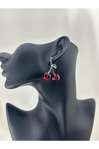 Tudivanyu Aksesuar Cherry Model Dangle Women's Earrings