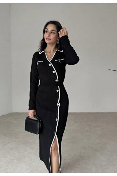 Abalı Yeni sezon kışlık üzün elbise