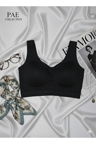 pae Bra Comfortable Comfortable Flexible Body-Hugging Stitch-Free Wire-Free Wide Strap Laser Ghost Bra