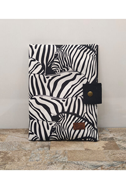 OBİDEV Zebra Desenli Organizer & Tablet Kılıfı