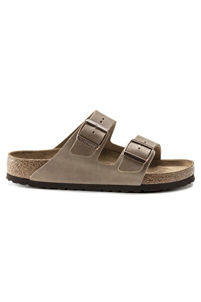 Birkenstock Men's Arizona Soft Footbed Natural Leather Oiled Tabacco Brown