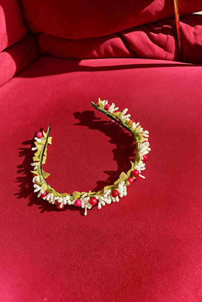 YASEMİN KAPLAN Natural Looking Women's Hair Tiara-Romantic and Elegant Crown-...