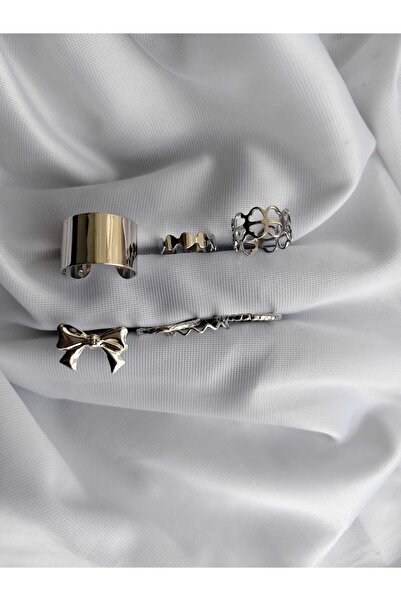 FASHİON JEWELRY خاتم متعدد قابل للتعديل بتصميم أنيق ورائع