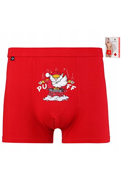 MORAJ Boxeri de Crăciun pentru bărbați, CADOU DE SĂRBĂTORI, Moș Crăciun, mări...