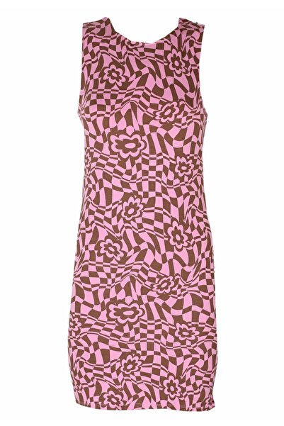 Jennyfer Vanessa Pink Dress - L, Pink, 96% cotton, 4% elastane