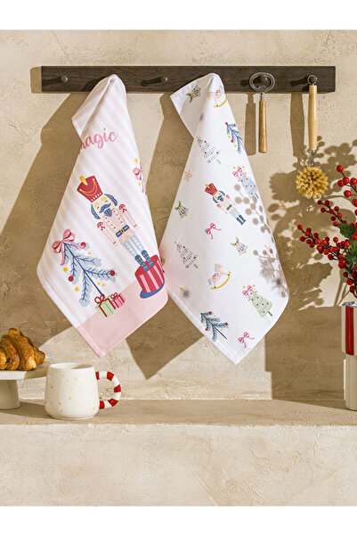 LC Waikiki Sparkling Choices from Shining Store |   Patterned Drying Cloth 2-Pack 40X50 cm