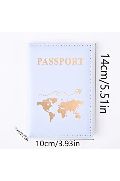 Silpus 3-Piece Passport Cover Wallet Black Pink Blue