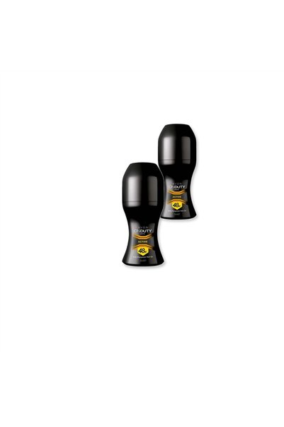AVON On Duty Men Active Antiperspirant Roll-On Deodorant-50ml İkili Set