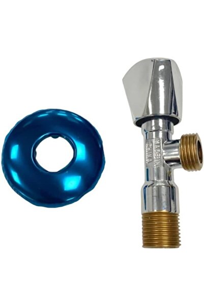 Generic Chrome-Plated Angle Valve 1/2" x 1/2" - Silver, Durable Brass (GENERIC)