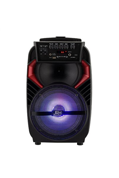 hoffmans BeatPro Portable Trolley Speaker - 300W, Bluetooth, Radio, Wireless Microphone + Remote Control