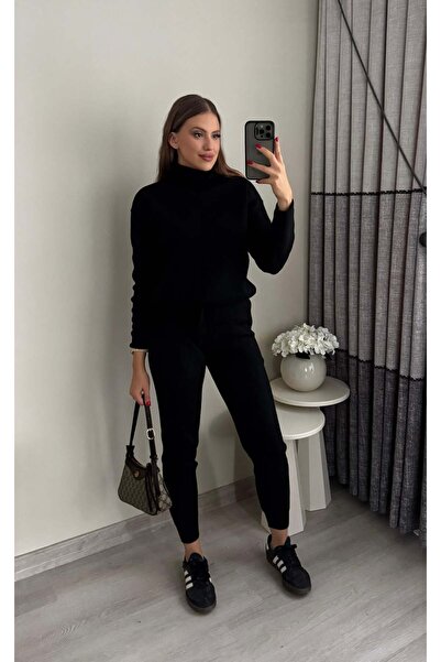 Miasista Bağcıklı Triko Takım