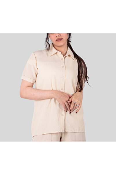 MQ طقم قميص كم قصير وبنطلون