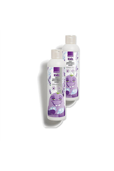 AVON Kids Lavanta Kokulu 2 si 1 Arada Vücut Şampuanı ve Banyo Köpüğü - 200ml ...