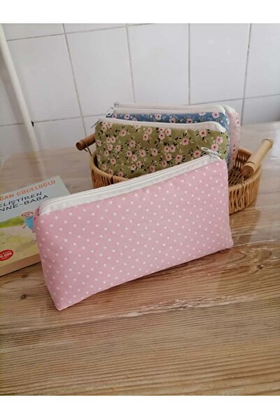 Handmade Geantă de machiaj din material textil Suport pentru stilou 21-12 cm ...