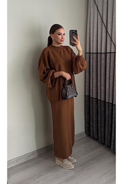 Miasista Balon Kol Etekli Triko Takım