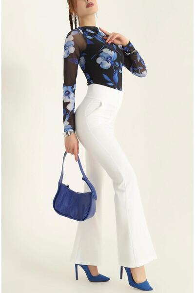 amurpars High Waist Recovery Spanish Leg Trousers