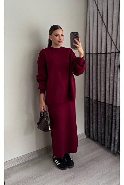 Miasista Balon Kol Etekli Triko Takım